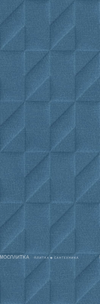 Плитка Outfit Blue Struttura Tetris 3D 25x76 
