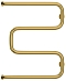 Полотенцесушитель водяной Сунержа Ш-образный 60х50 см 03-0014-6050 золото - изображение 2
