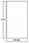 Душевая перегородка Jacob Delafon Contra 110х200 см E22W110-GA профиль хром, стекло прозрачное - изображение 4