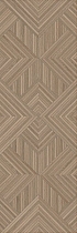 Керамическая плитка Kerama Marazzi Плитка Ламбро коричневый структура обрезной 40х120 