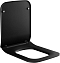 Крышка-сиденье для унитаза Allen Brau Liberty 4.33008.31 с микролифтом, черная матовая - 7 изображение