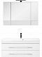 Комплект мебели для ванной Aquanet Верона 100 белый подвесной 2 ящика - изображение 2