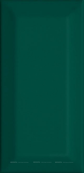 Плитка Kerama Marazzi  Клемансо зелёный грань 7,4х15