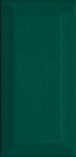 Керамическая плитка Kerama Marazzi Плитка Клемансо зелёный грань 7,4х15 