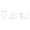 Комплект подвесной безободковый унитаз Am.Pm Inspire C501700WH белый + инсталляция Creto Standart 1.1 - 8 изображение