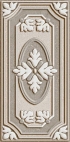 Керамическая плитка Kerama Marazzi Декор Пьяцца 1 матовый 9,9х20 