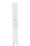 Пенал Stella Polar Концепт 24 SP-00000143 24 см напольный, белый - 4 изображение
