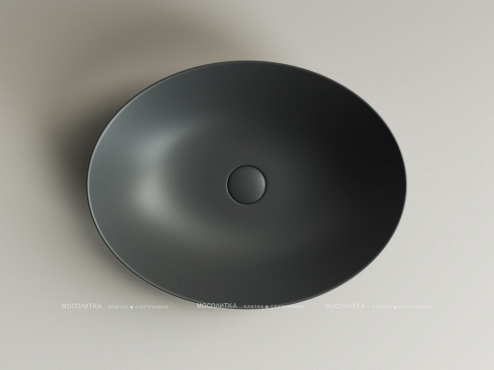 Раковина Ceramica Nova Element 52 см CN6017MDH, темный антрацит матовый - 4 изображение