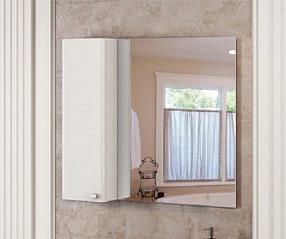 Зеркальный шкаф Comfortу Неаполь-100 белый глянец