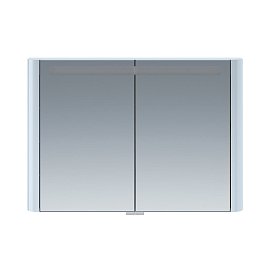 Зеркальный шкаф Am.Pm Sensation M30MCX1001BG 100 см, с подсветкой, светло-голубой