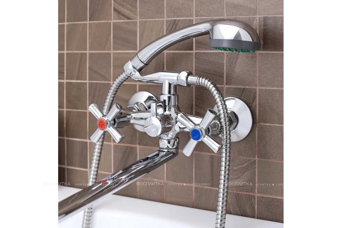 Смеситель для ванны с душем РМС SL138-140P хром глянец - изображение 4