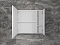 Зеркальный шкаф Style Line Стокгольм 80 см ЛС-00002324 белый рифленый софт - 2 изображение