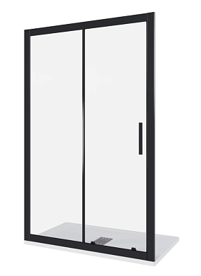 Душевая дверь GOOD DOOR COFE WTW-140-C-B КФ00013 черный