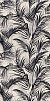 Керамическая плитка Kerama Marazzi Плитка Тропикаль листья чёрный обрезной 30х60