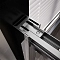 Душевая дверь Veconi Premium Trento PTD-30GR, 150х200, брашированный графит, стекло прозрачное - 5 изображение