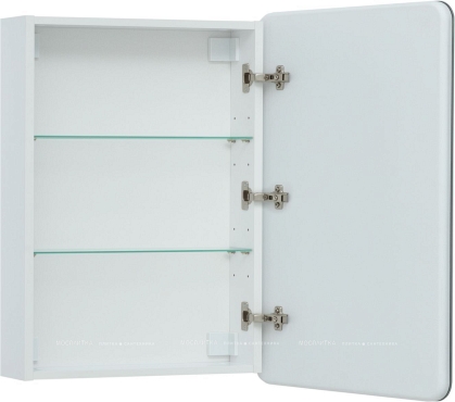Зеркальный шкаф Aquanet Оптима 60 с LED подсветкой - 8 изображение