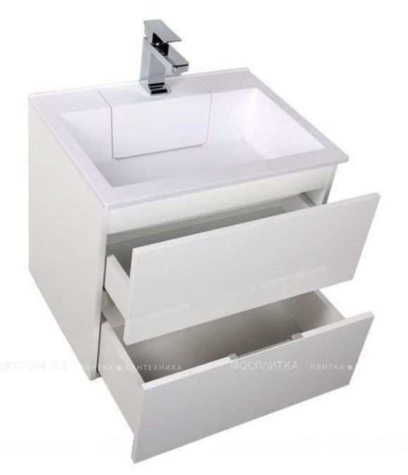 Комплект мебели для ванной Aquanet Алвита 60 белый - изображение 9