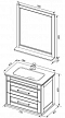 Комплект мебели для ванной Aquanet Бостон М 80 белый - изображение 17