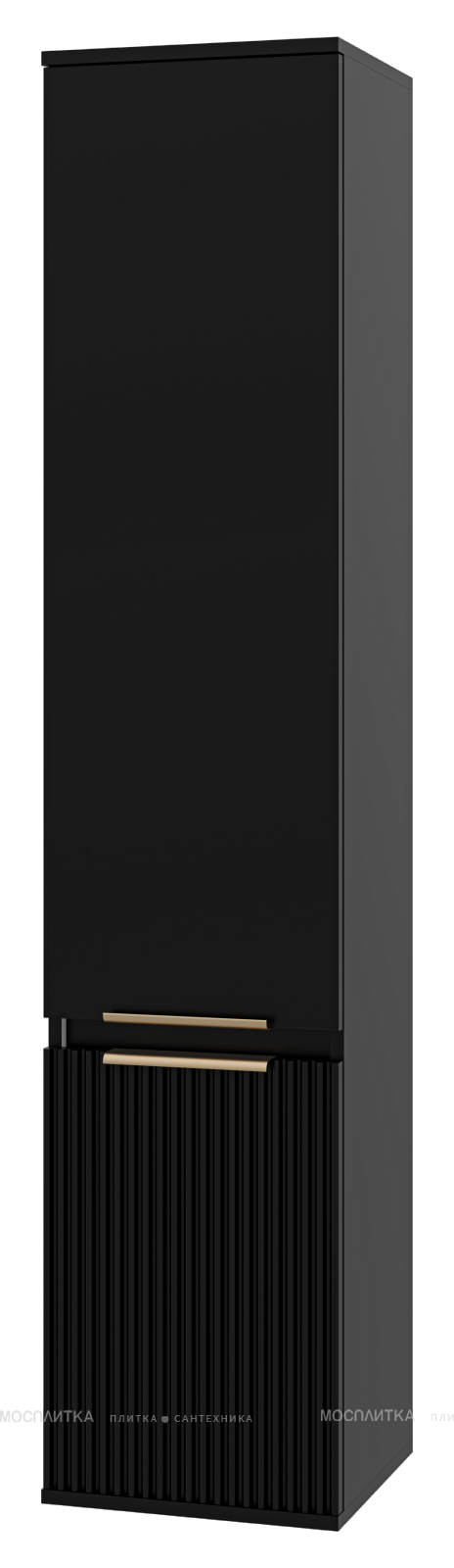 Шкаф-пенал Brevita Enfida 35 см ENF-05035-020L левый, черный - изображение 8