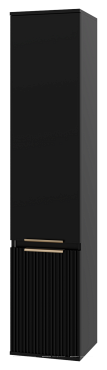 Шкаф-пенал Brevita Enfida 35 см ENF-05035-020L левый, черный - 8 изображение