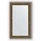 Зеркало в багетной раме Evoform Definite BY 3224 73 x 123 см, вензель серебряный 