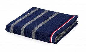 Полотенце махровое Moeve Athleisure striped 50x100 см, тёмно-синий