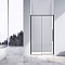 Душевая дверь Vincea Slim-N 130, черный, стекло прозрачное VDS-4SN130CLB 