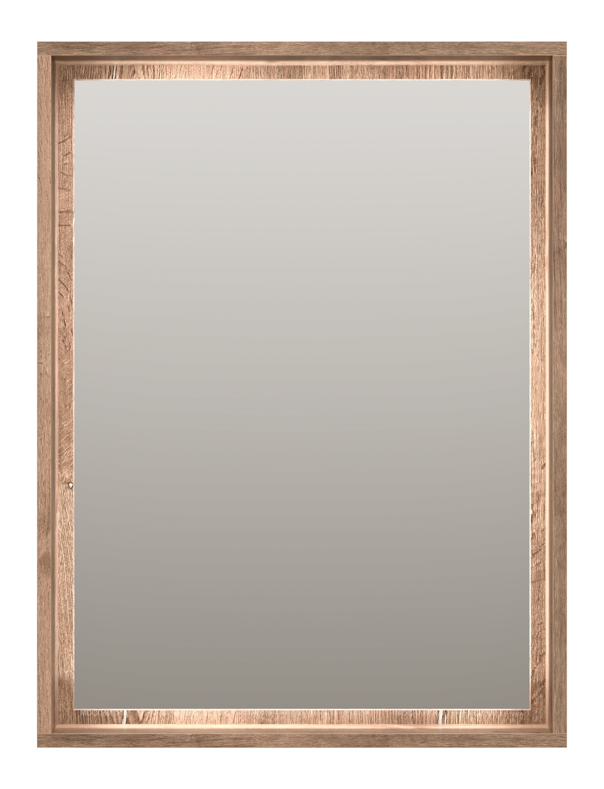 Зеркало Brevita Dallas 60 см DAL-02060-074 с подсветкой, дуб галифакс олово - изображение 2