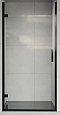 Душевая дверь Vincea Flex VDP-1F90CLB 90 см черный, стекло прозрачное 
