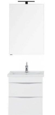 Комплект мебели для ванной Aquanet Эвора 60 белый - 2 изображение