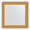 Зеркало в багетной раме Evoform Definite BY 0786 66 x 66 см, состаренное золото 