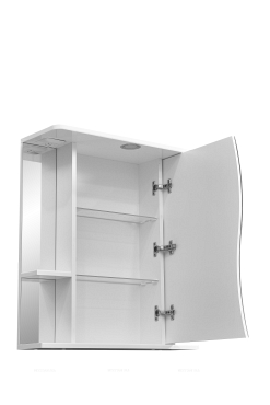 Зеркальный шкаф Stella Polar Волна Лолита 65/C SP-00000054 65 см, правый, белый - 3 изображение