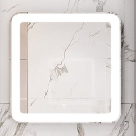 Зеркало Art&Max Latina 60 см AM-Lat-600-600-DS-F с подсветкой