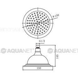 Верхний душ Aquanet Classic 202249 - изображение 2