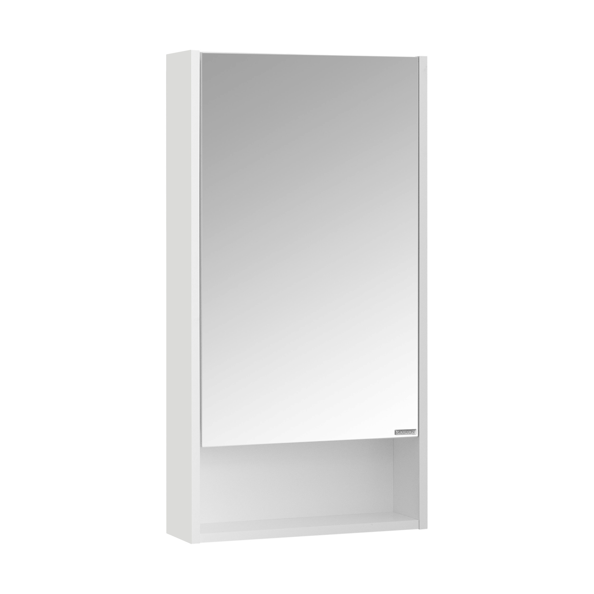 Зеркальный шкаф Aquaton Сканди 45 белый 1A252002SD010 
