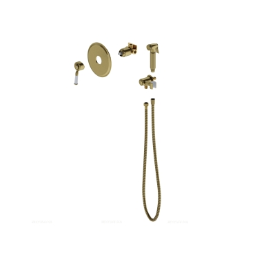 Гигиенический душ со смесителем Timo Arisa 5309/02SM бронза - 5 изображение