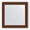 Зеркало в багетной раме Evoform Definite BY 0784 66 x 66 см, орех 