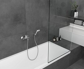 Смеситель Hansgrohe Vernis Shape для ванны с душем 71450000 хром
