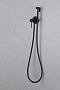 Гигиенический душ Abber Wasser Kreis AF8125B со смесителем, матовый черный - 3 изображение