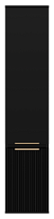 Шкаф-пенал Brevita Enfida 35 см ENF-05035-020L левый, черный - 6 изображение