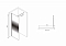 Душевая перегородка Abber Immer Offen 100х200 см AG69103BS профиль черный, стекло прозрачное / тонированное - 3 изображение