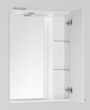 Зеркальный шкаф Style Line Канна 60/С Люкс, белый - 2 изображение