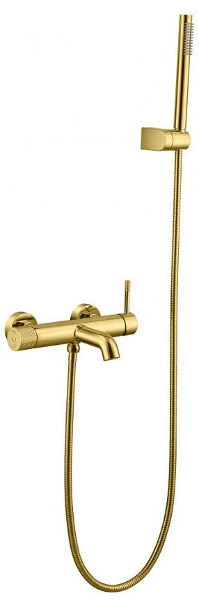 Смеситель Boheme Uno 463-G для ванны с душем, gold
