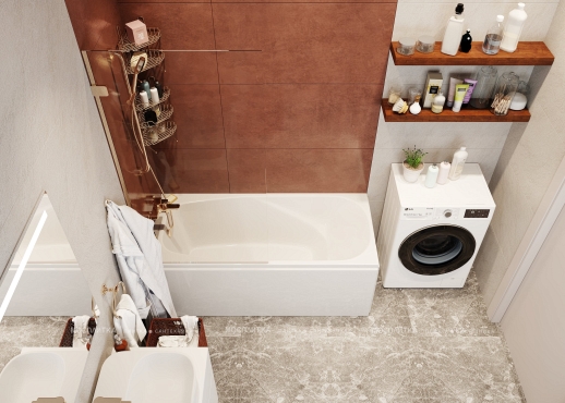 Акриловая ванна Vagnerplast Aronia 150x70 - 3 изображение