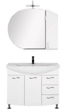 Комплект мебели для ванной Aquanet Моника 105 - 2 изображение