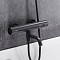 Термостатический смеситель для ванны с душем Damixa Scandinavian Pure 363000300 матовый черный - 4 изображение