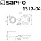 Стакан с мыльницей Sapho Diamond 1317-04 хром - изображение 4