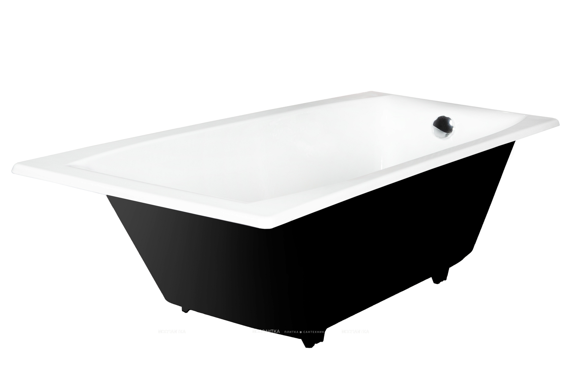 Чугунная ванна Wotte 150х70 см Forma 1500x700 белая - изображение 2