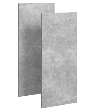 Комплект дверей для пенала Aqwella Mobi 36 см MOB0735BS бетон светлый