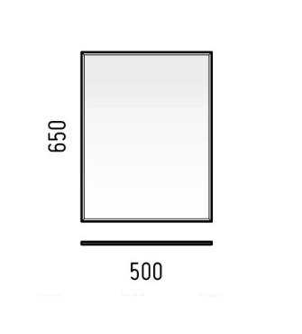 Зеркало Corozo Гольф 50 см SD-00000630 белый - 5 изображение